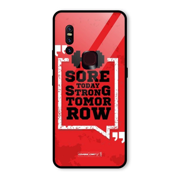 Stay Strong Glass Back Case for Vivo V15