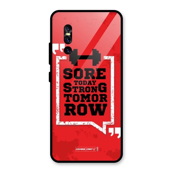 Stay Strong Glass Back Case for Vivo V15 Pro