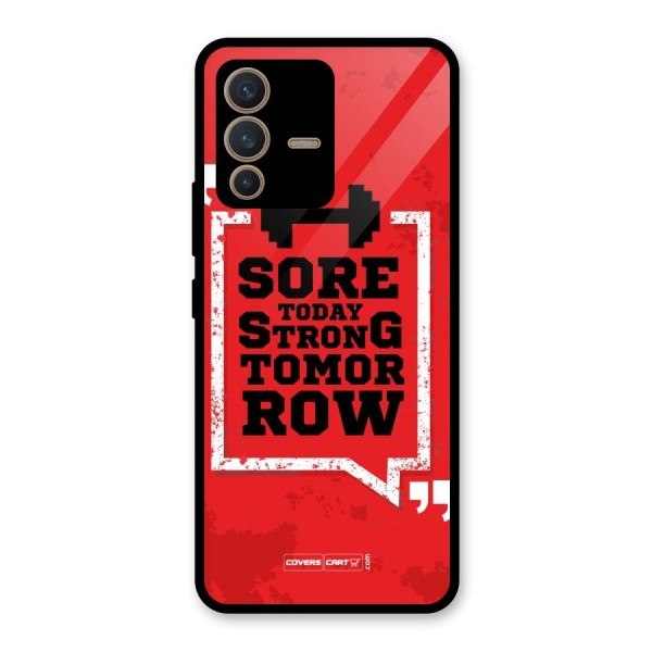 Stay Strong Glass Back Case for Vivo V23 5G