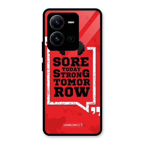 Stay Strong Glass Back Case for Vivo V25