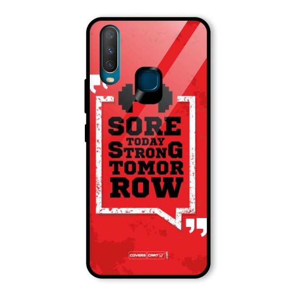 Stay Strong Glass Back Case for Vivo Y15