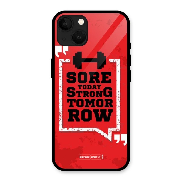 Stay Strong Glass Back Case for iPhone 13