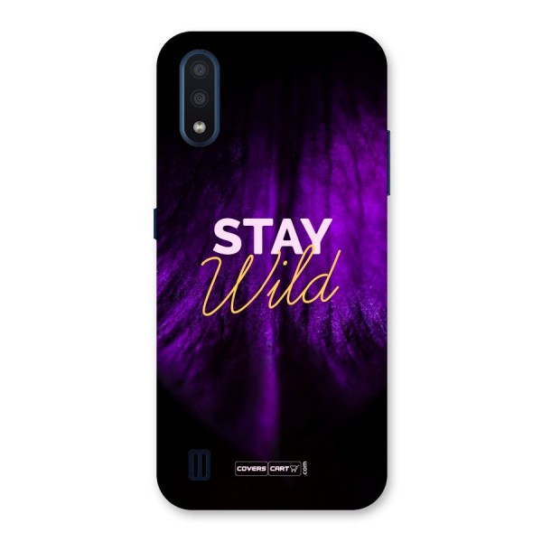 Stay Wild Back Case for Galaxy M01