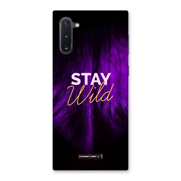 Stay Wild Back Case for Galaxy Note 10