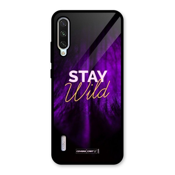 Stay Wild Glass Back Case for Mi A3