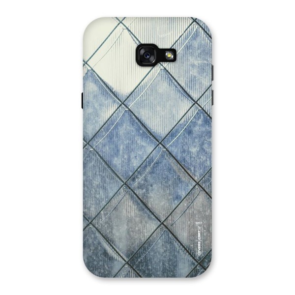 Steel Blue Pattern Back Case for Galaxy A7 (2017)