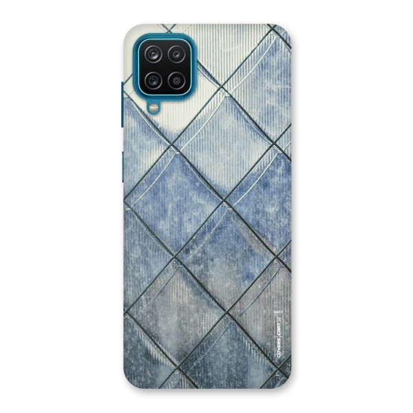 Steel Blue Pattern Back Case for Galaxy F12