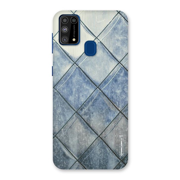 Steel Blue Pattern Back Case for Galaxy F41