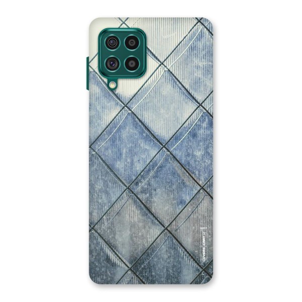 Steel Blue Pattern Back Case for Galaxy F62