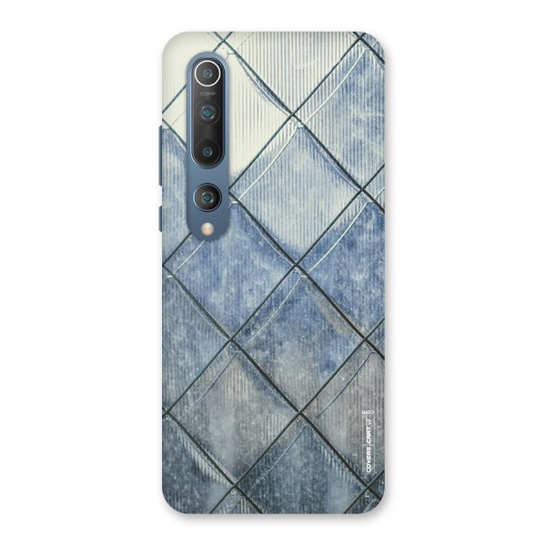 Steel Blue Pattern Back Case for Mi 10