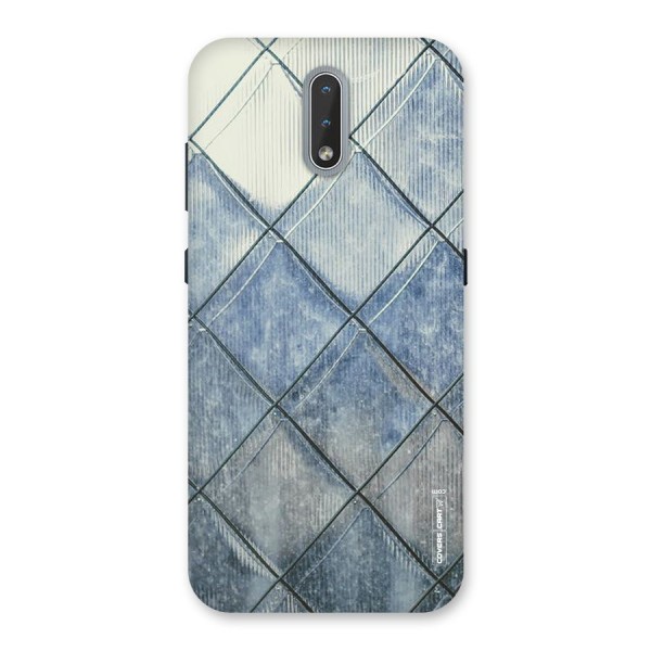 Steel Blue Pattern Back Case for Nokia 2.3