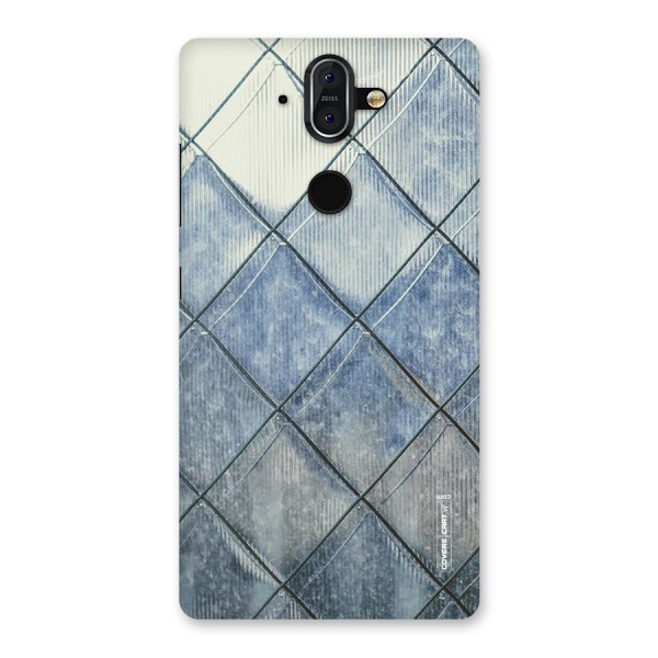 Steel Blue Pattern Back Case for Nokia 8 Sirocco