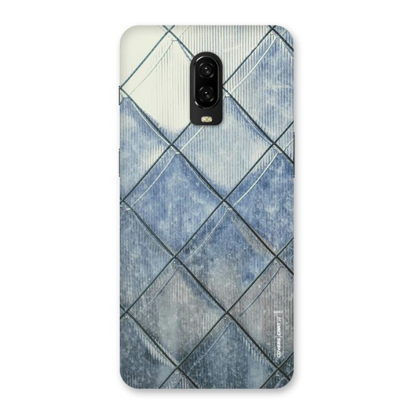 Steel Blue Pattern Back Case for OnePlus 6T