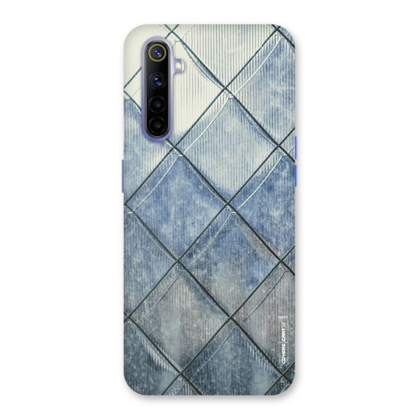 Steel Blue Pattern Back Case for Realme 6