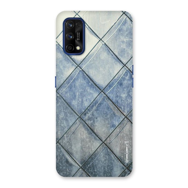 Steel Blue Pattern Back Case for Realme 7 Pro