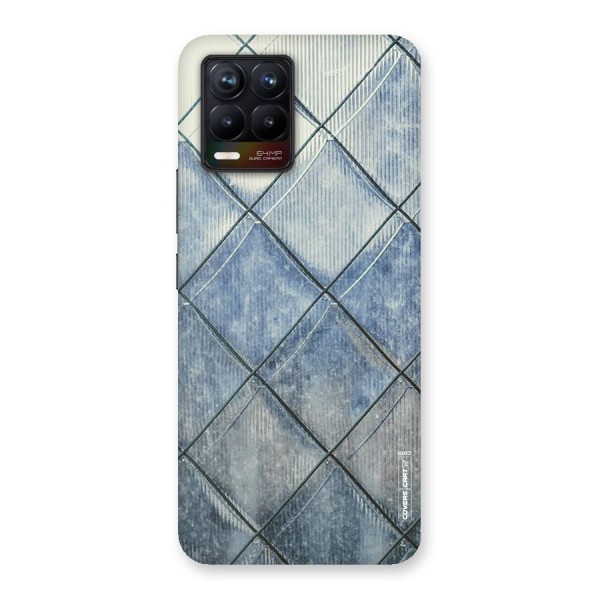 Steel Blue Pattern Back Case for Realme 8