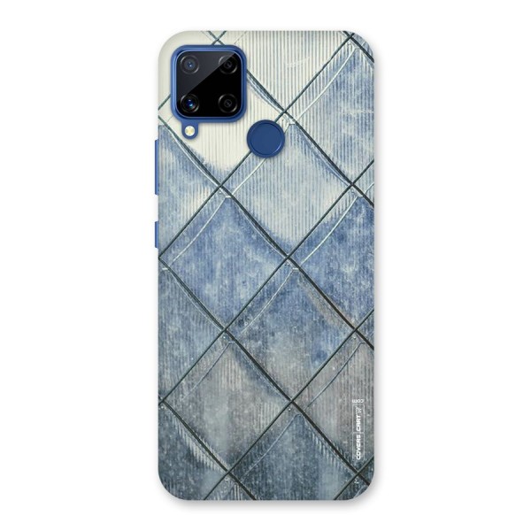 Steel Blue Pattern Back Case for Realme C12