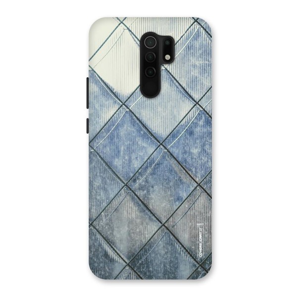 Steel Blue Pattern Back Case for Redmi 9 Prime