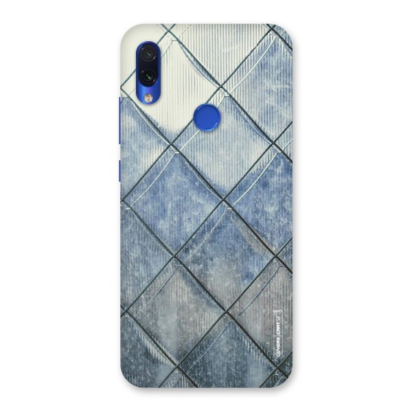 Steel Blue Pattern Back Case for Redmi Note 7