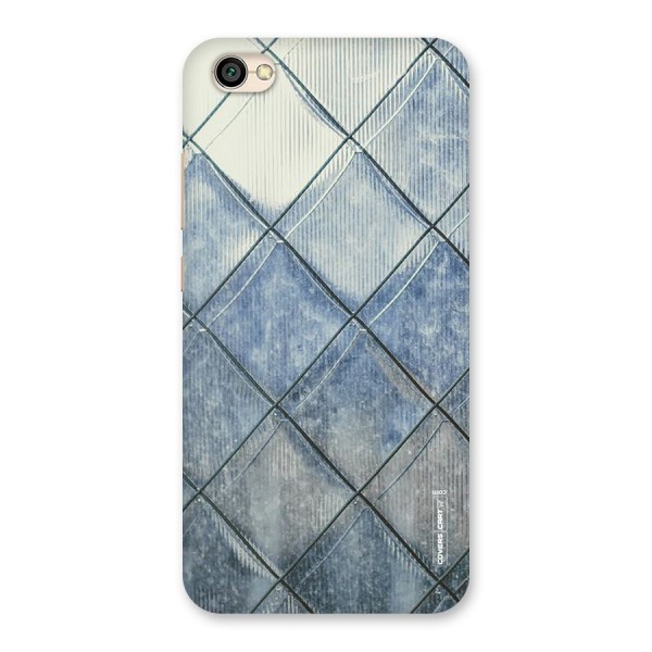 Steel Blue Pattern Back Case for Redmi Y1 Lite