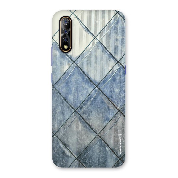 Steel Blue Pattern Back Case for Vivo S1