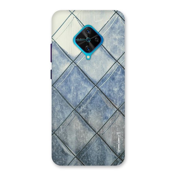 Steel Blue Pattern Back Case for Vivo S1 Pro