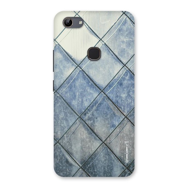 Steel Blue Pattern Back Case for Vivo Y81