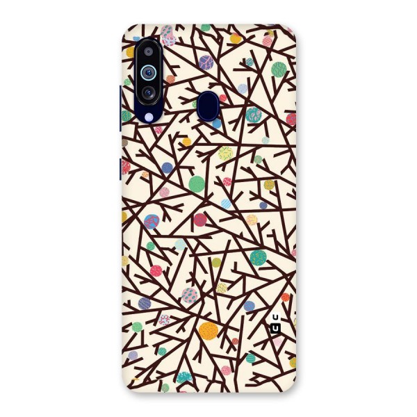 Stem Pattern Back Case for Galaxy A60