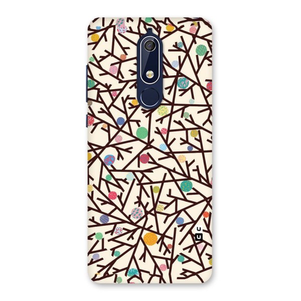 Stem Pattern Back Case for Nokia 5.1