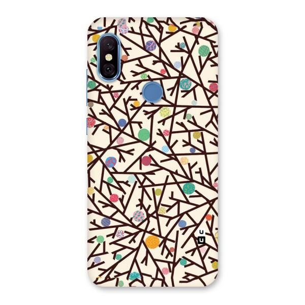 Stem Pattern Back Case for Redmi Note 6 Pro