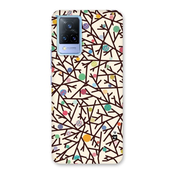 Stem Pattern Back Case for Vivo V21 5G