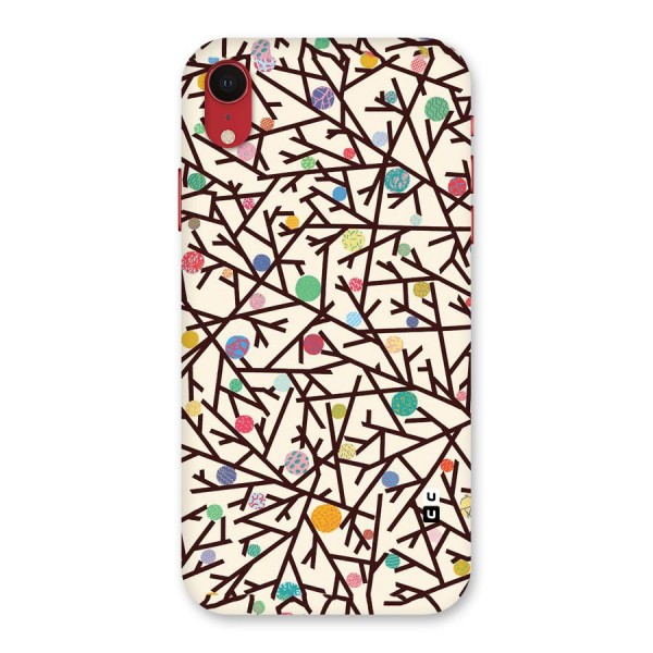 Stem Pattern Back Case for iPhone XR