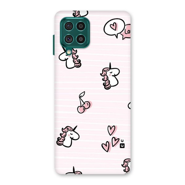 Strawberries And Unicorns Back Case for Galaxy F62