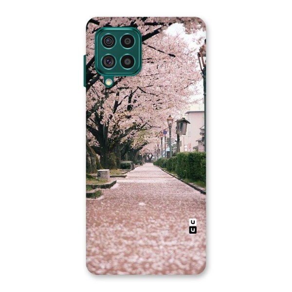 Street In Pink Flowers Back Case for Galaxy F62