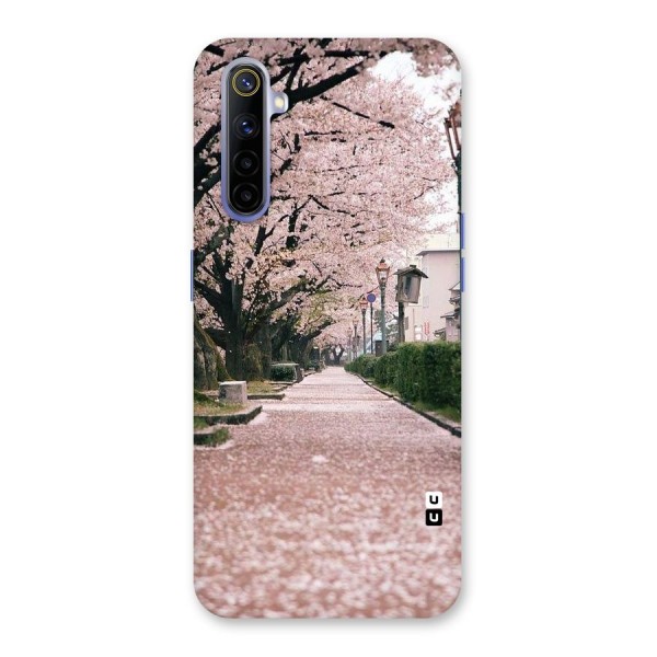 Street In Pink Flowers Back Case for Realme 6