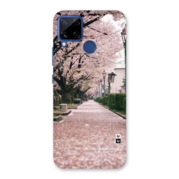 Street In Pink Flowers Back Case for Realme C12