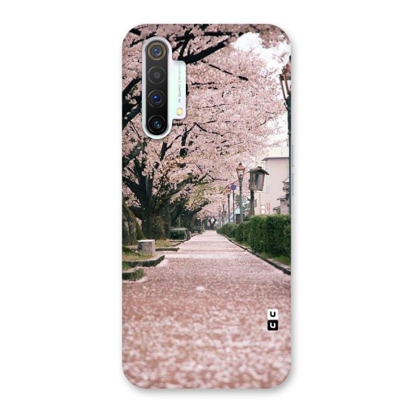 Street In Pink Flowers Back Case for Realme X3