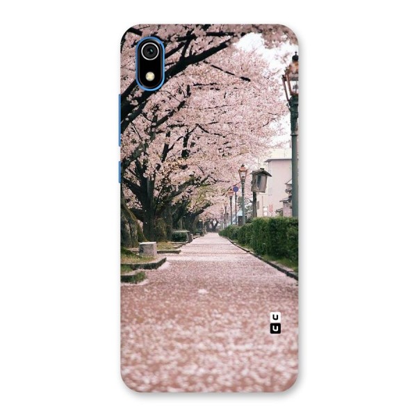 Street In Pink Flowers Back Case for Redmi 7A