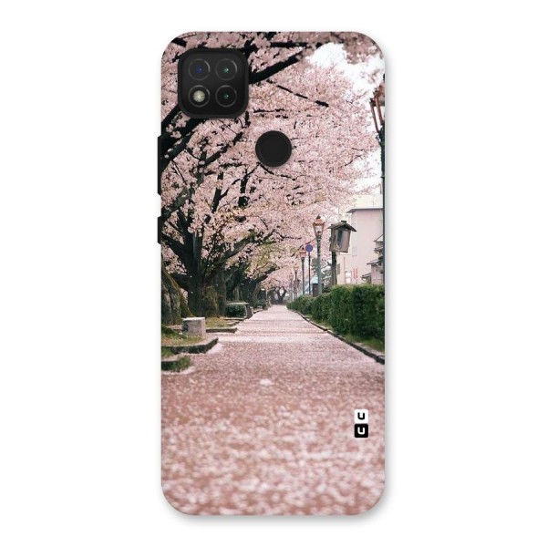 Street In Pink Flowers Back Case for Redmi 9C