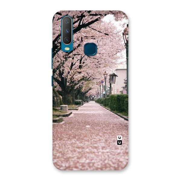 Street In Pink Flowers Back Case for Vivo U10