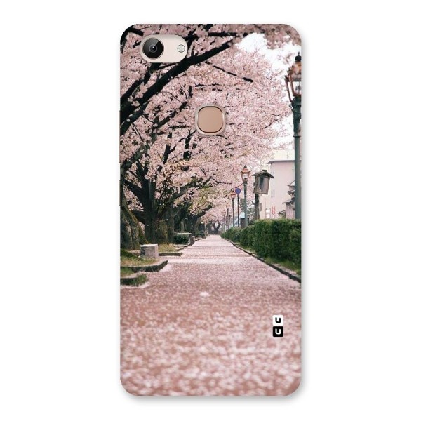 Street In Pink Flowers Back Case for Vivo Y83