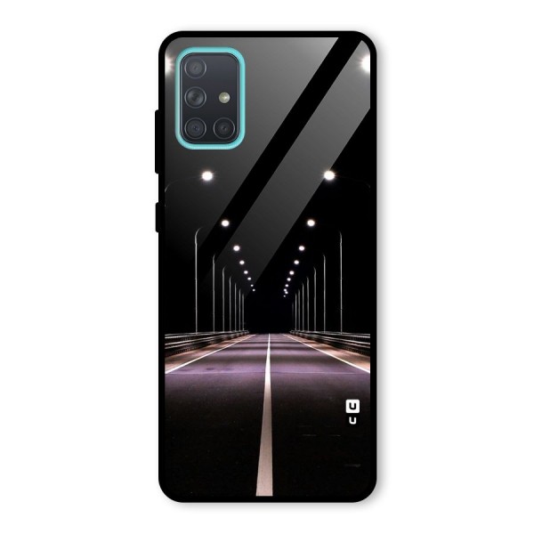 Street Light Glass Back Case for Galaxy A71