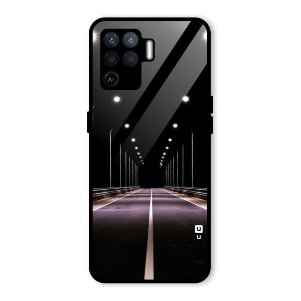 Street Light Glass Back Case for Oppo F19 Pro