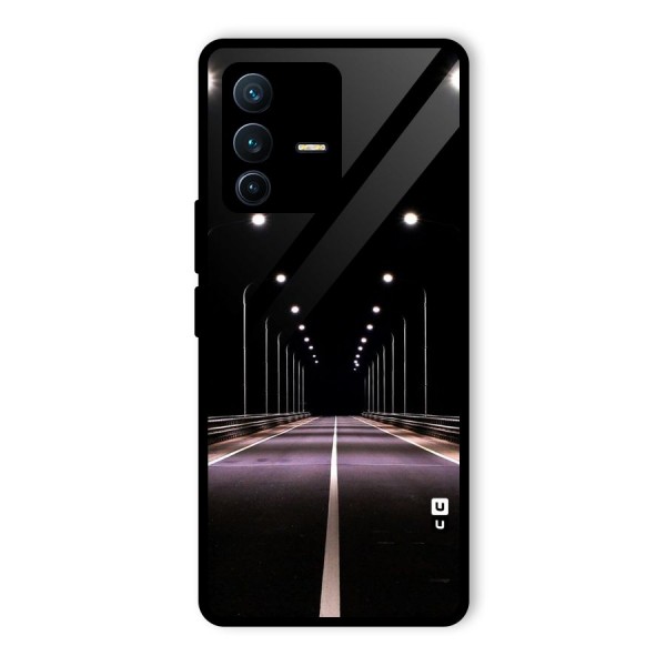 Street Light Glass Back Case for Vivo V23 Pro