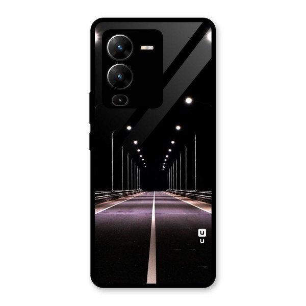 Street Light Glass Back Case for Vivo V25 Pro