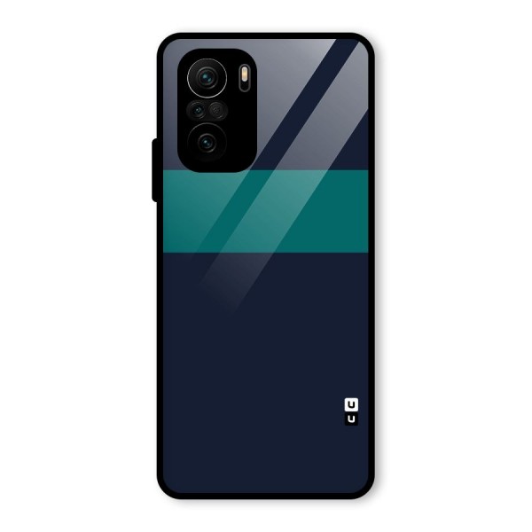 Stripe Block Glass Back Case for Mi 11x