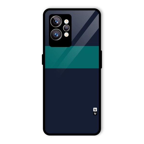 Stripe Block Glass Back Case for Realme GT2 Pro