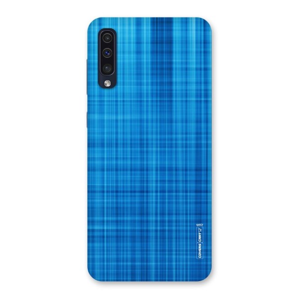 Stripe Blue Abstract Back Case for Galaxy A50