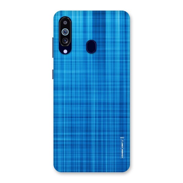 Stripe Blue Abstract Back Case for Galaxy A60