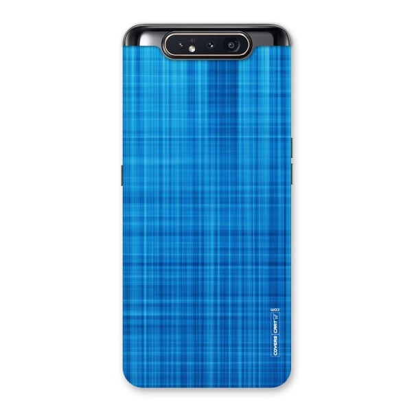 Stripe Blue Abstract Back Case for Galaxy A80